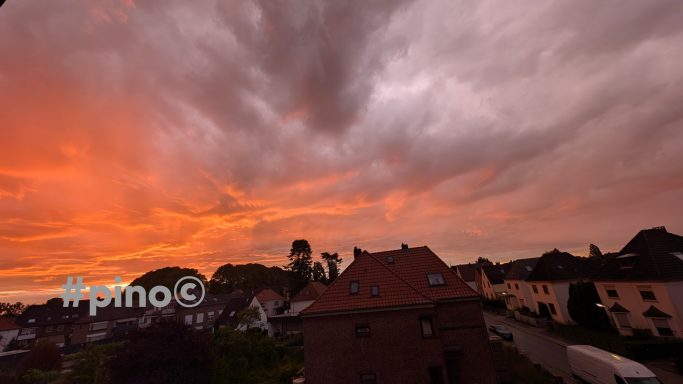 Blick Richtung Langenfeld - kurz vor Sonnenaufgang